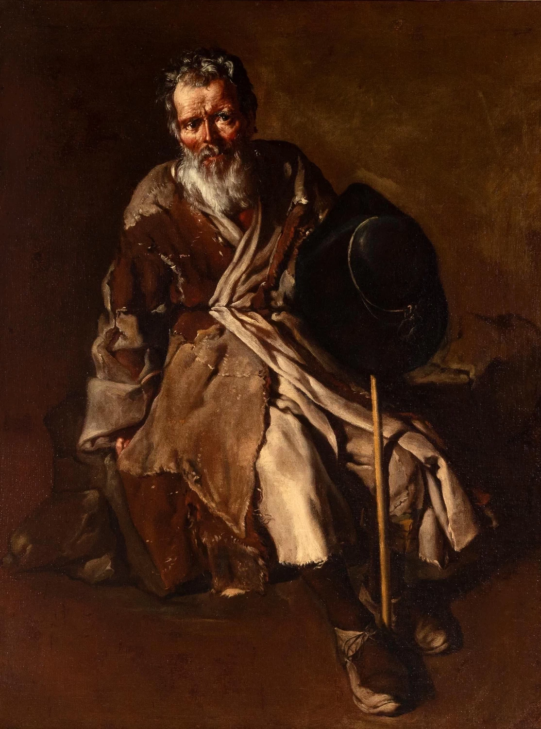 Giacomo Ceruti, il Pitocchetto - 146, Vecchio mendicante